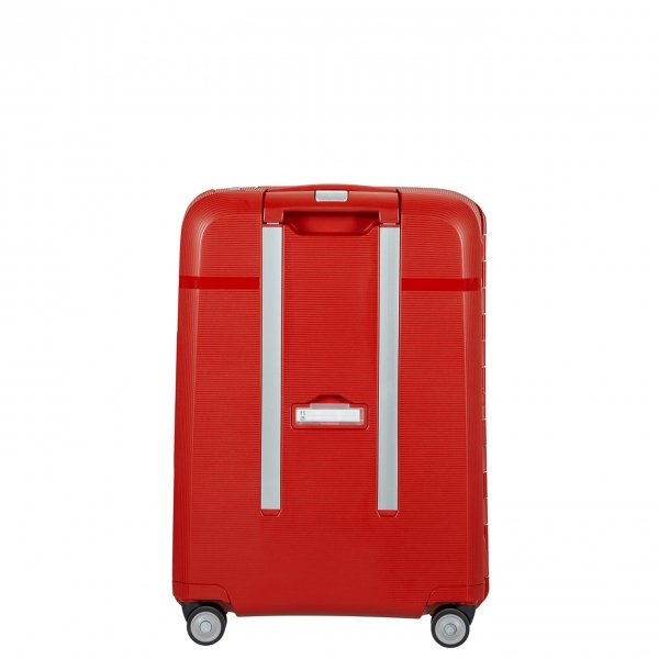 Samsonite Magnum Spinner 55 bright red Harde Koffer van Polypropyleen