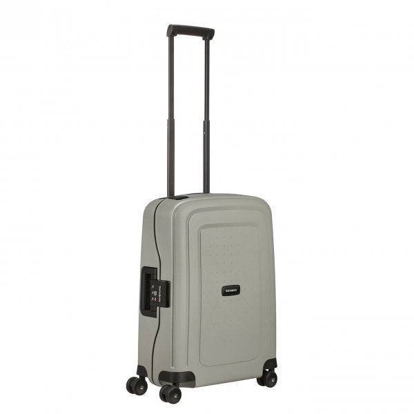 Samsonite S&apos;Cure Eco Spinner 55 green grey Harde Koffer