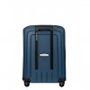 Samsonite S'Cure Eco Spinner 55 navy blue Harde Koffer van Polypropyleen
