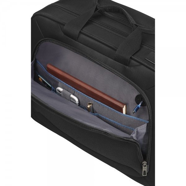 Samsonite Vectura Evo Business Case / Wheels 15.6&apos;&apos; black Zachte koffer van Polyester