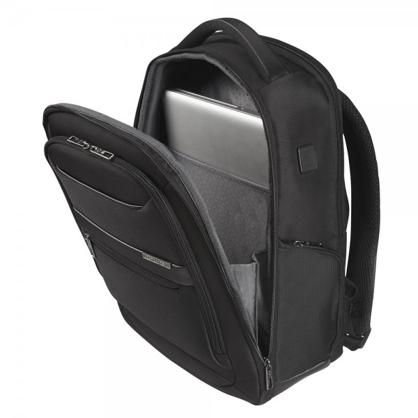 Samsonite Vectura Evo Laptop Backpack 14.1" black backpack van Polyester
