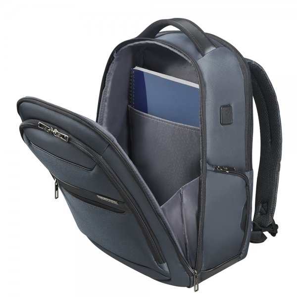 Samsonite Vectura Evo Laptop Backpack 14.1" blue backpack van Polyester