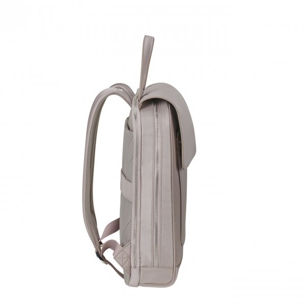 Samsonite Zalia 2.0 Backpack Flap 14.1&apos;&apos; stone grey backpack van Nylon