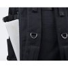 Sandqvist Bernt Backpack black with black leather backpack