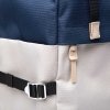 Sandqvist Harald Backpack multi beige / blue with natural leather backpack van Polyester