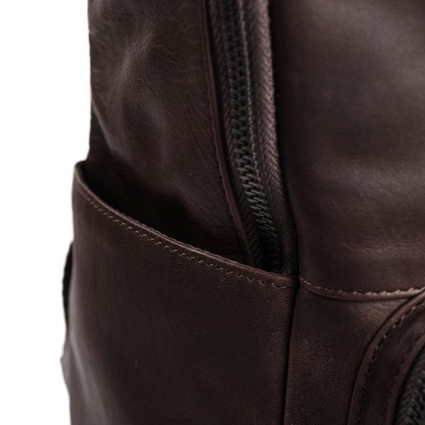 The Chesterfield Brand Ari Rugzak brown backpack van Leer
