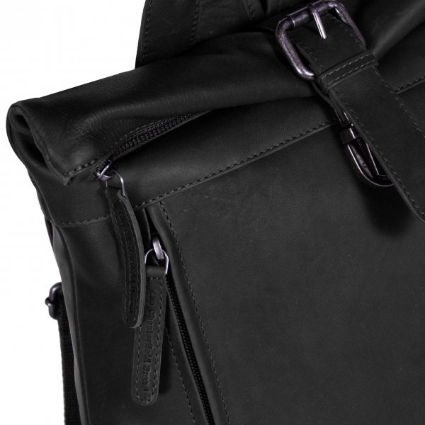 The Chesterfield Brand Dali Backpack black Damestas van Leer