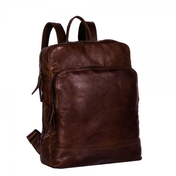 The Chesterfield Brand Maci Backpack 15.4&apos;&apos; brown backpack van Leer