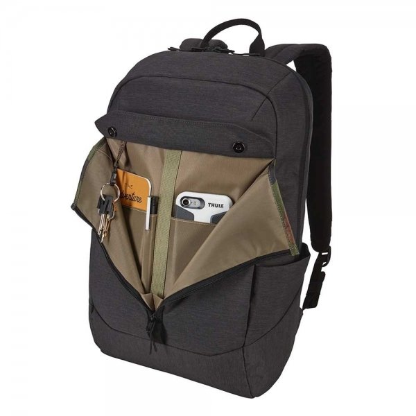 Thule Lithos Backpack 20L black backpack van Polyester