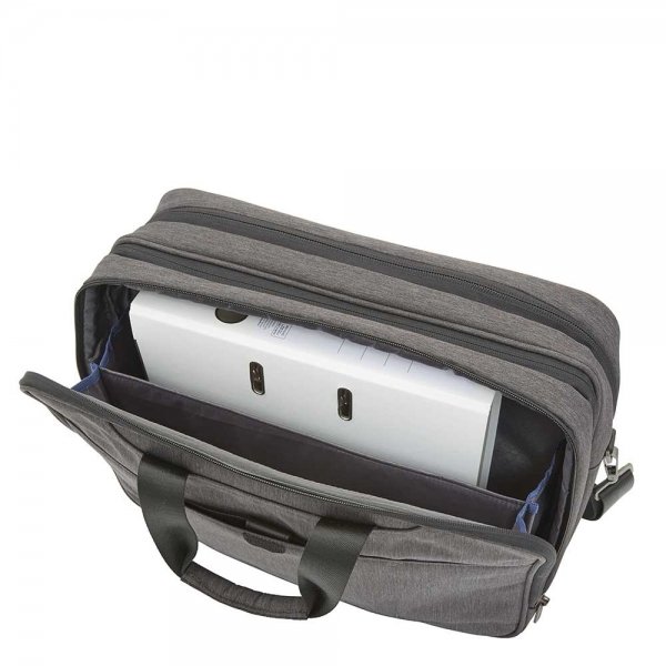 Titan Power Pack 15.6" Laptopbag expandable mixed grey