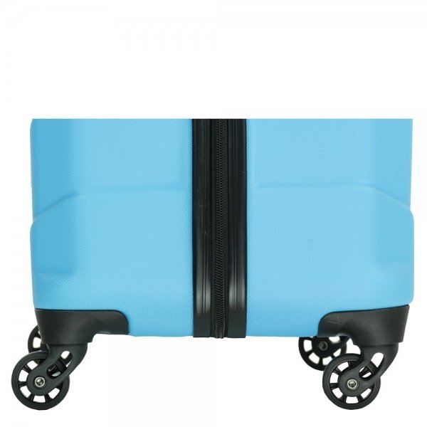 Travelbags Barcelona 2 Delige Trolley Set sky blue
