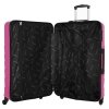 Travelbags Barcelona 4 Wheel Trolley 75 dark pink Harde Koffer van ABS