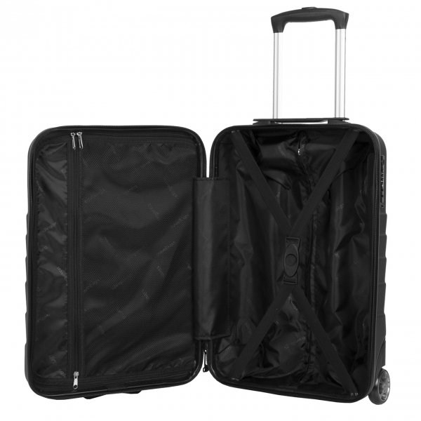 Travelbags Barcelona Handbagage koffer - 55 cm - 2 wielen - chili red Harde Koffer van ABS