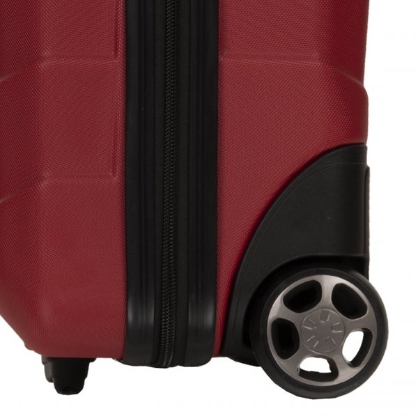 Travelbags Barcelona Handbagage koffer - 55 cm - 2 wielen - chili red Harde Koffer