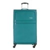 Travelbags Lissabon Koffer - 77 cm - 4 wielen - jade Zachte koffer