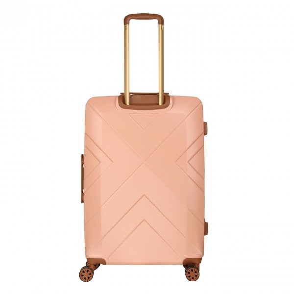 Travelbags Parijs 2 Delige Trolley Set pink van ABS