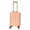 Travelbags Parijs 4 Wheel Trolley 55 pink Harde Koffer