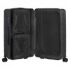 Travelbags Premium Handbagage koffer - 55 cm - 4 wielen - USB - black Harde Koffer van Polypropyleen