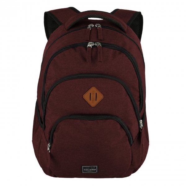 Travelite Basics Backpack Melange bordeaux backpack