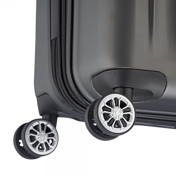 Travelite City 4 Wiel Trolley S Expandable anthracite Harde Koffer
