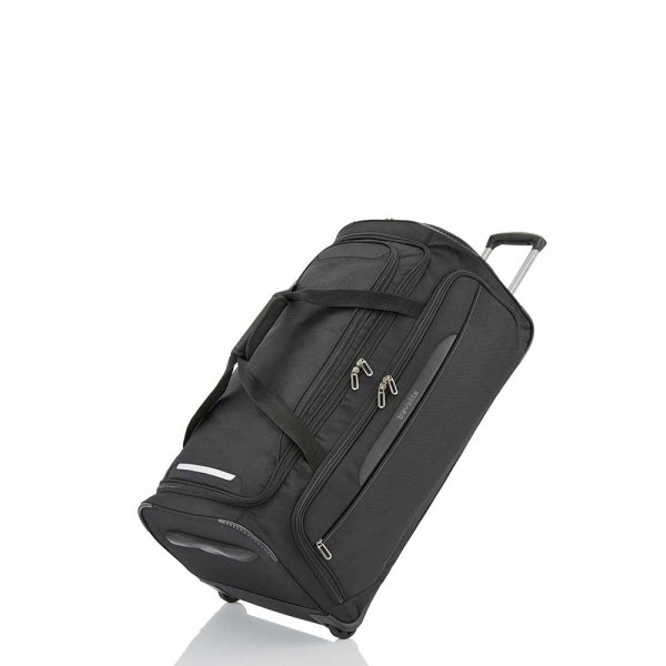 Travelite Crosslite Wheeled Duffle L black Handbagage koffer Trolley van Polyester