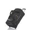 Travelite Crosslite Wheeled Duffle M black Handbagage koffer Trolley van Polyester