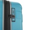 Travelite Vector 4 Wiel Trolley M Expandable turquoise Harde Koffer van ABS