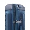 Travelite Zenit 4 Wiel Trolley M Expandable blue Harde Koffer van Polycarbonaat