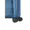 Travelite Zenit 4 Wiel Trolley S blue Harde Koffer