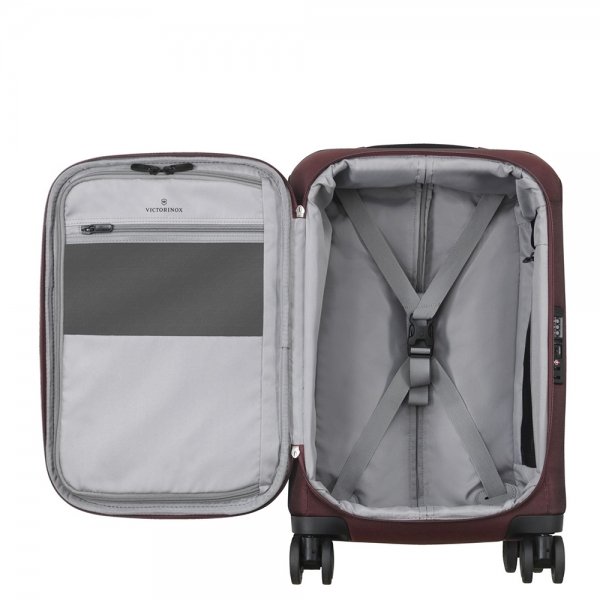 Victorinox Connex Frequent Flyer Softside Carry-On burgundy Zachte koffer van Nylon