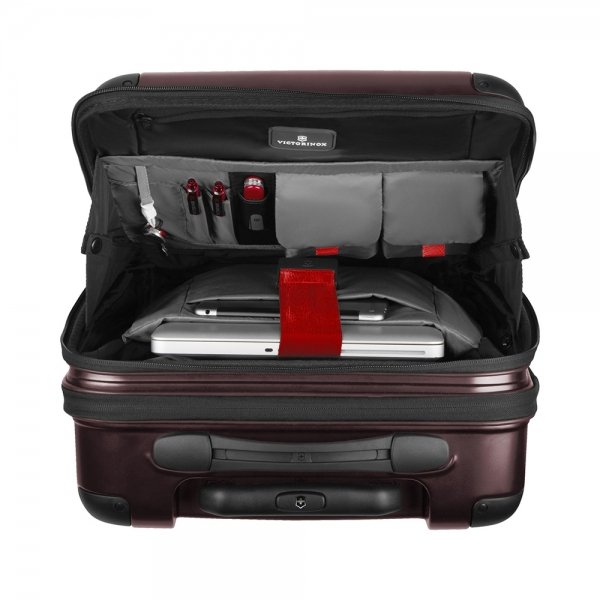 Victorinox Spectra 2.0 Dual-Access Global Carry-On 55 Beetred Harde Koffer van Polycarbonaat