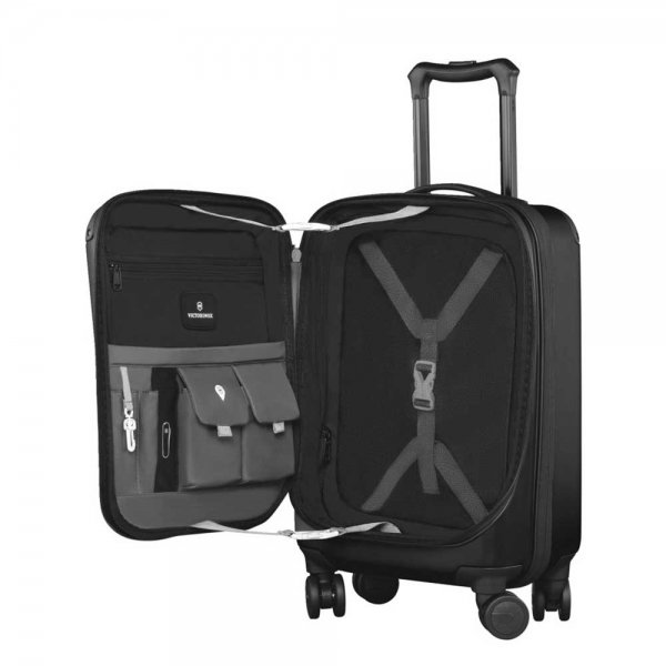 Victorinox Spectra 2.0 Expandable Compact Global Carry-On black Harde Koffer van Polycarbonaat