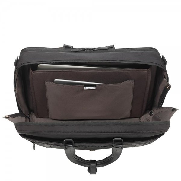 Victorinox Werks Professional 2.0 15" Laptop Briefcase black van Polyester