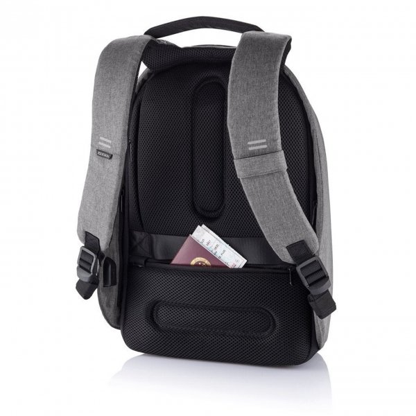 XD Design Bobby Hero XL Anti-diefstal Rugzak grey backpack van Polyester