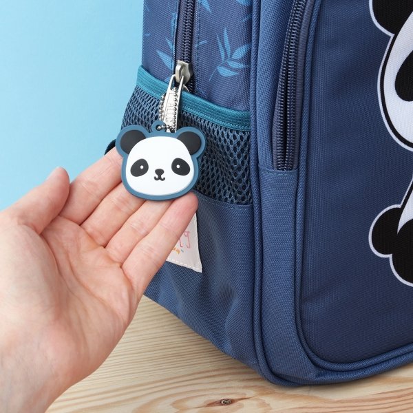 A Little Lovely Company Backpack Panda blauw