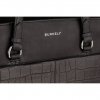 Burkely Croco Caia Handbag M 13.3'' black van Leer