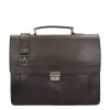Burkely Scott Vintage Briefcase 2 Compartment dark brown Aktetas