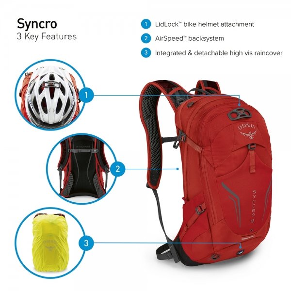 Osprey Syncro 20 Men&apos;s Backpack black backpack
