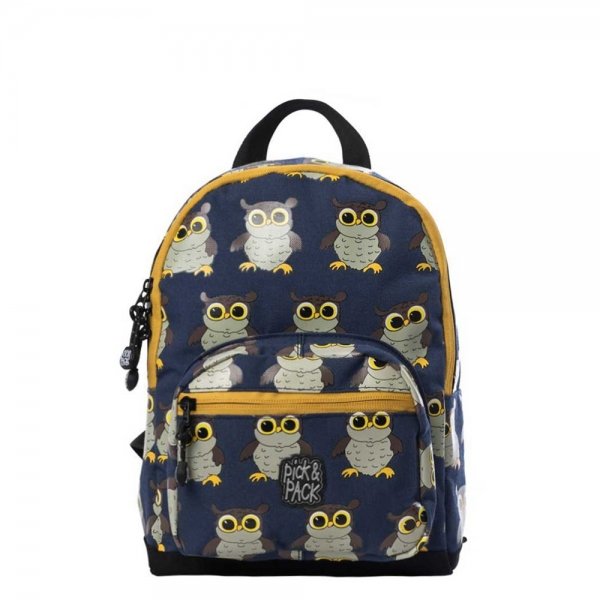 Pick & Pack Cute Owl Backpack S denim Kindertas
