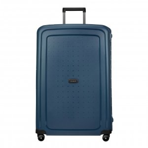Samsonite S&apos;Cure Eco Spinner 81 navy blue Harde Koffer