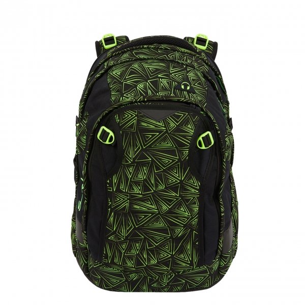 Satch Match School Rugzak green bermuda II backpack