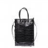 Zebra Trends Natural Bag Rosa XL Croco black Damestas