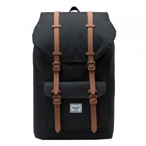 Herschel Supply Co. Little America Rugzak black/saddle brown backpack