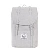 Herschel Supply Co. Retreat Rugzak light grey crosshatch/grey rubber backpack