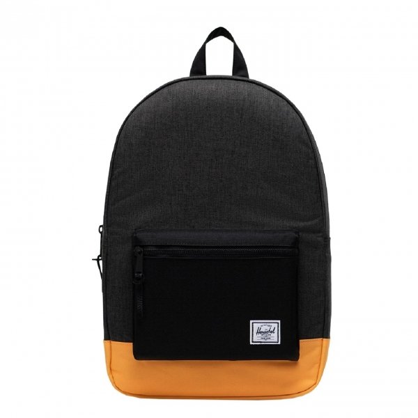 Herschel Supply Co. Settlement Rugzak black crosshatch/black/blazing orange backpack