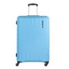 Travelbags Barcelona 4 Wheel Trolley 75 sky blue Harde Koffer