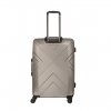 Travelbags Londen 2 Delige Trolley Set champagne van ABS