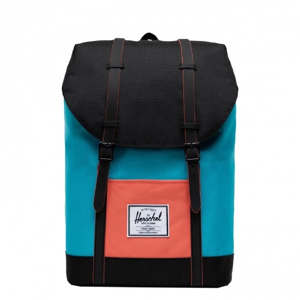 Herschel Supply Co. Retreat Rugzak blue bird/black/emberglow backpack