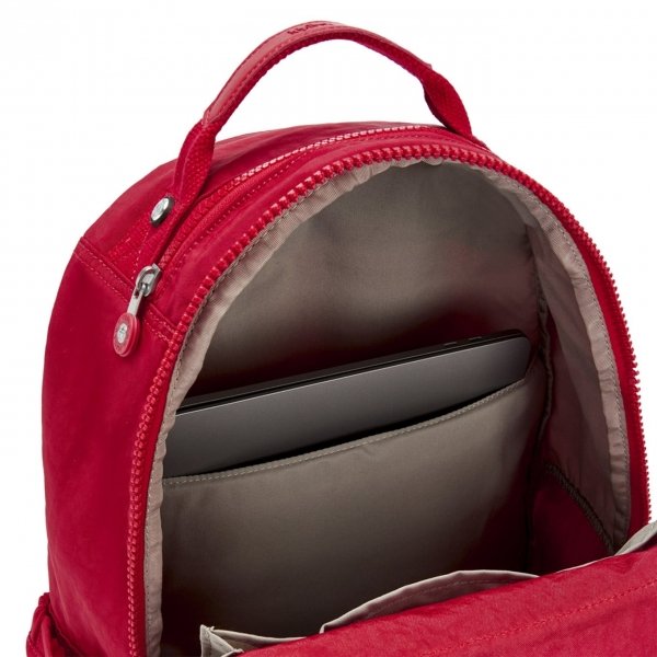 Kipling Seoul Rugzak red rouge backpack