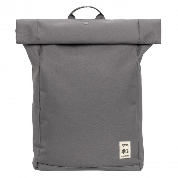 Lefrik Roll Top Backpack grey/ecru Laptoprugzak
